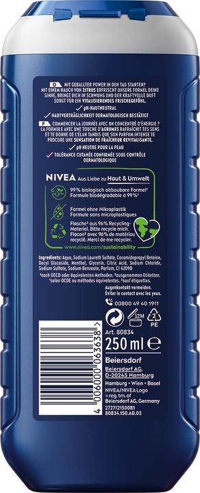 Actual product image NIVEA Pflegedusche Power Trio (750 ml)