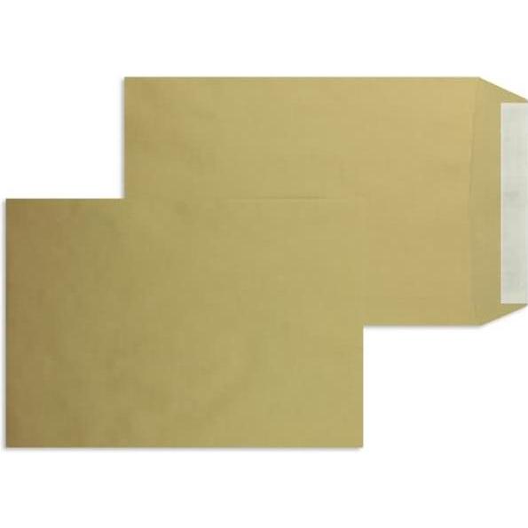 Blanke, Versandtasche + Luftpolstertasche, Versandtaschen 176x250mm (DIN B5) 90g/qm HK VE=500 Stück braun (500 x)