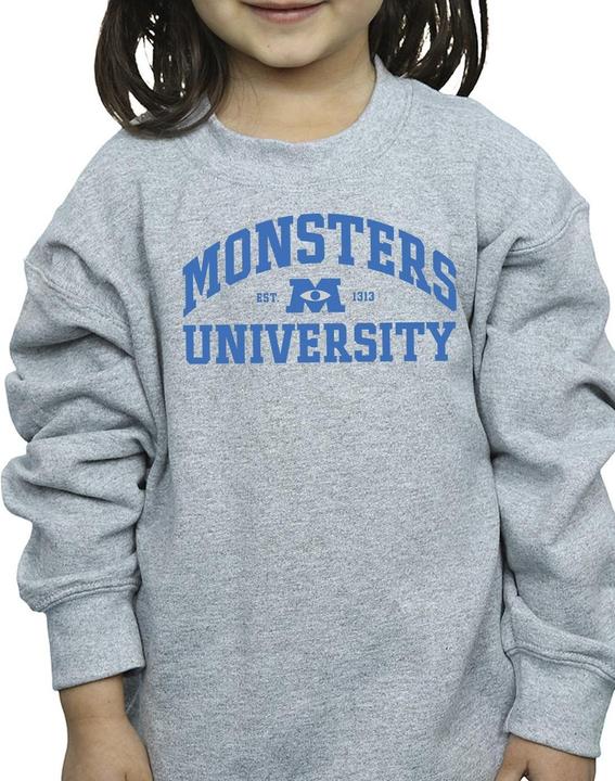 Actual product image Disney Girls Monsters University Logo Sweatshirt (128)