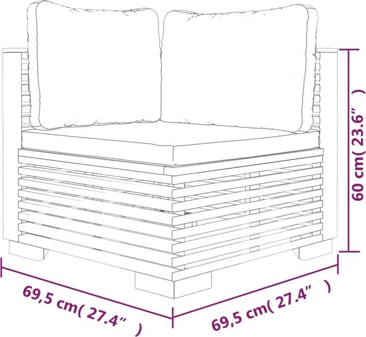 Produktbild vidaXL Garten-Lounge-Set