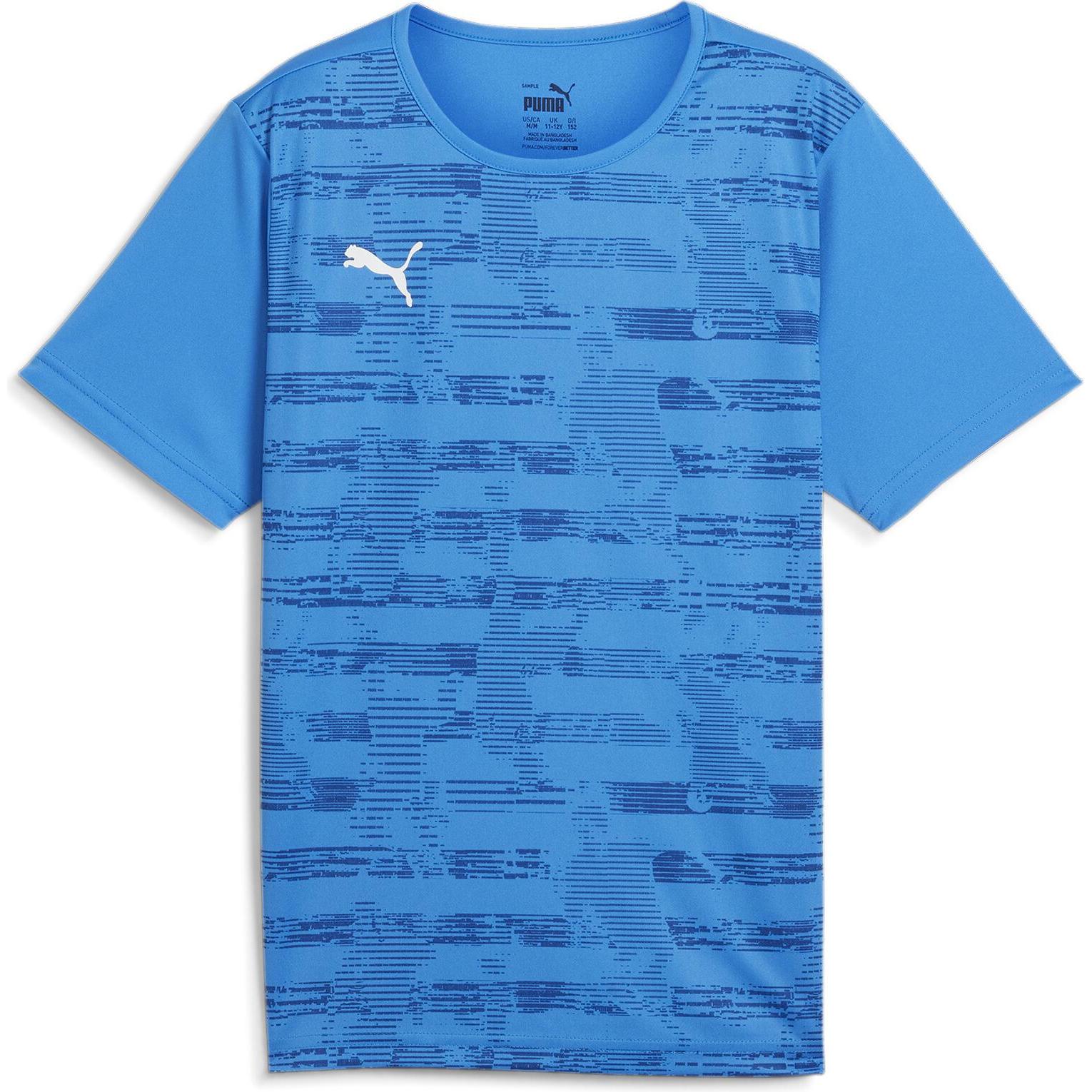 Thumbnail - Puma, Jungen, Sportshirt, individualRISE Graphic Jersey Jr (152), Blau, 152