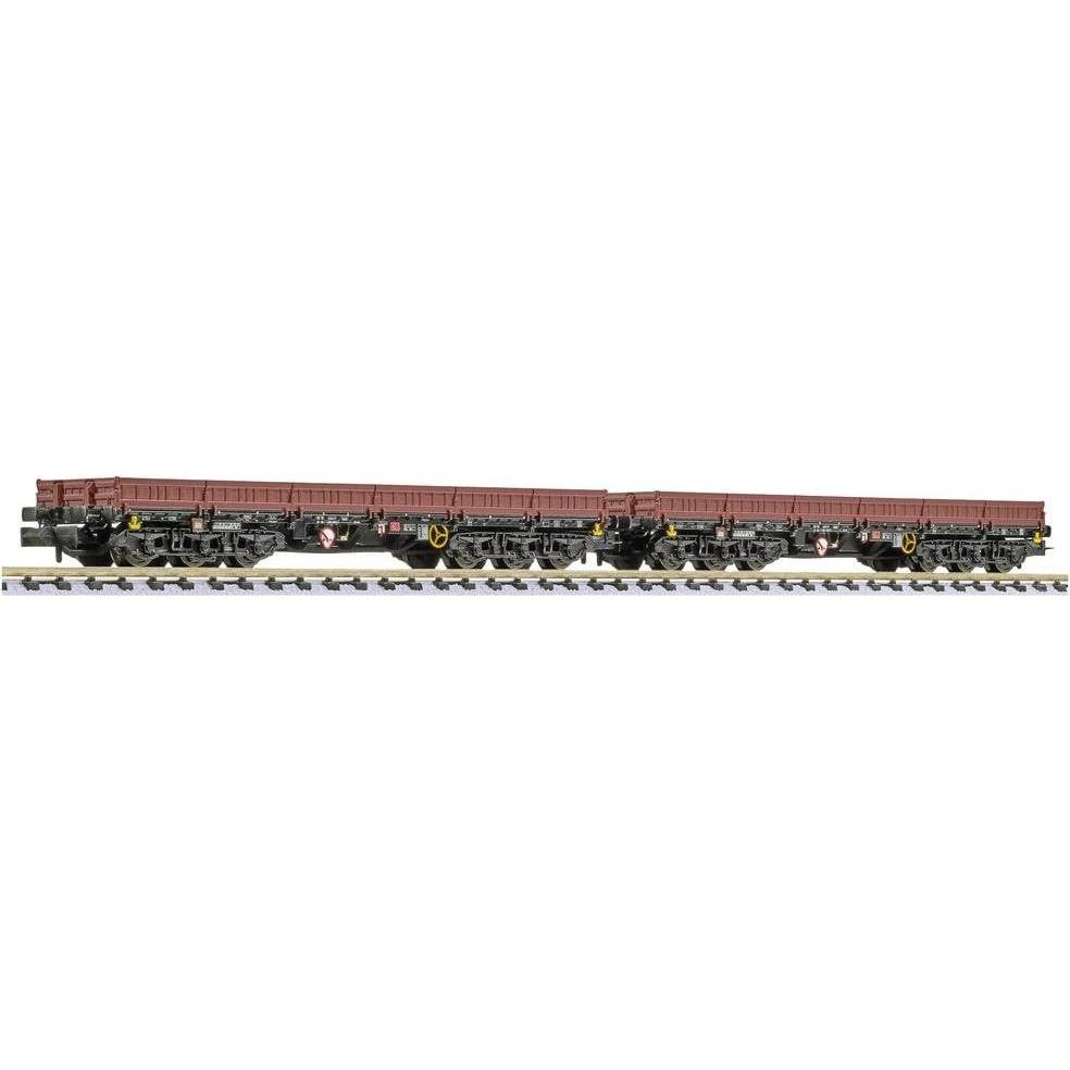 Liliput L260198 N 2er-Set, 6-achs. Schwerlastwagen Samms-u 454 der DB AG (Spur N)