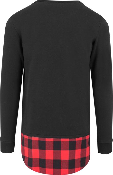 Produktbild Urban Classics Long Flanell Bottom Open Edge Crewneck (L)