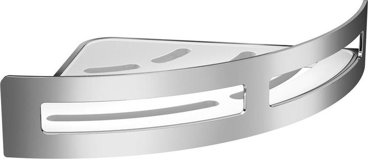 Actual product image Emco Corner shower basket SYSTEM 2 metal r. w. removable. Kst. ins. chrome (18 x 18 x 6 cm)