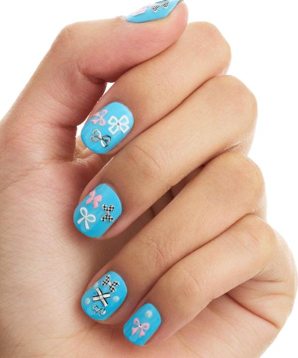 Produktbild essence Nagelsticker Put a bow on it (Schwarz, Weiss, Rosa)