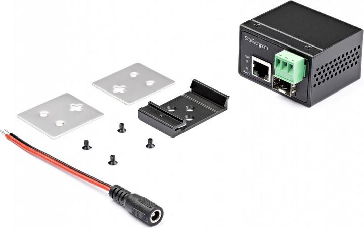 Produktbild StarTech .com Industrial Fiber to Ethernet Media Converter