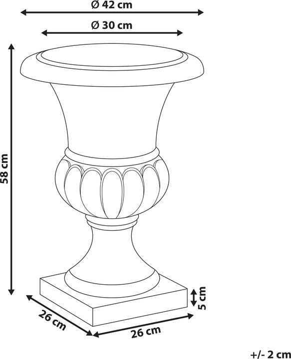 Image du produit Beliani Kair (42 x 42 x 58 cm)
