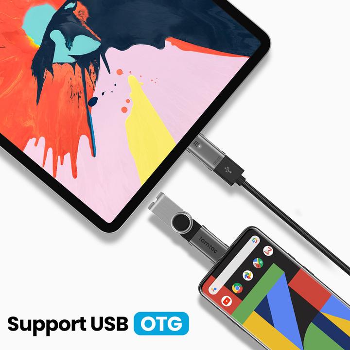 Produktbild tomtoc USB-C to USB 3.0 Adapter (2 Pack) (USB 3.0, 3.30 cm)