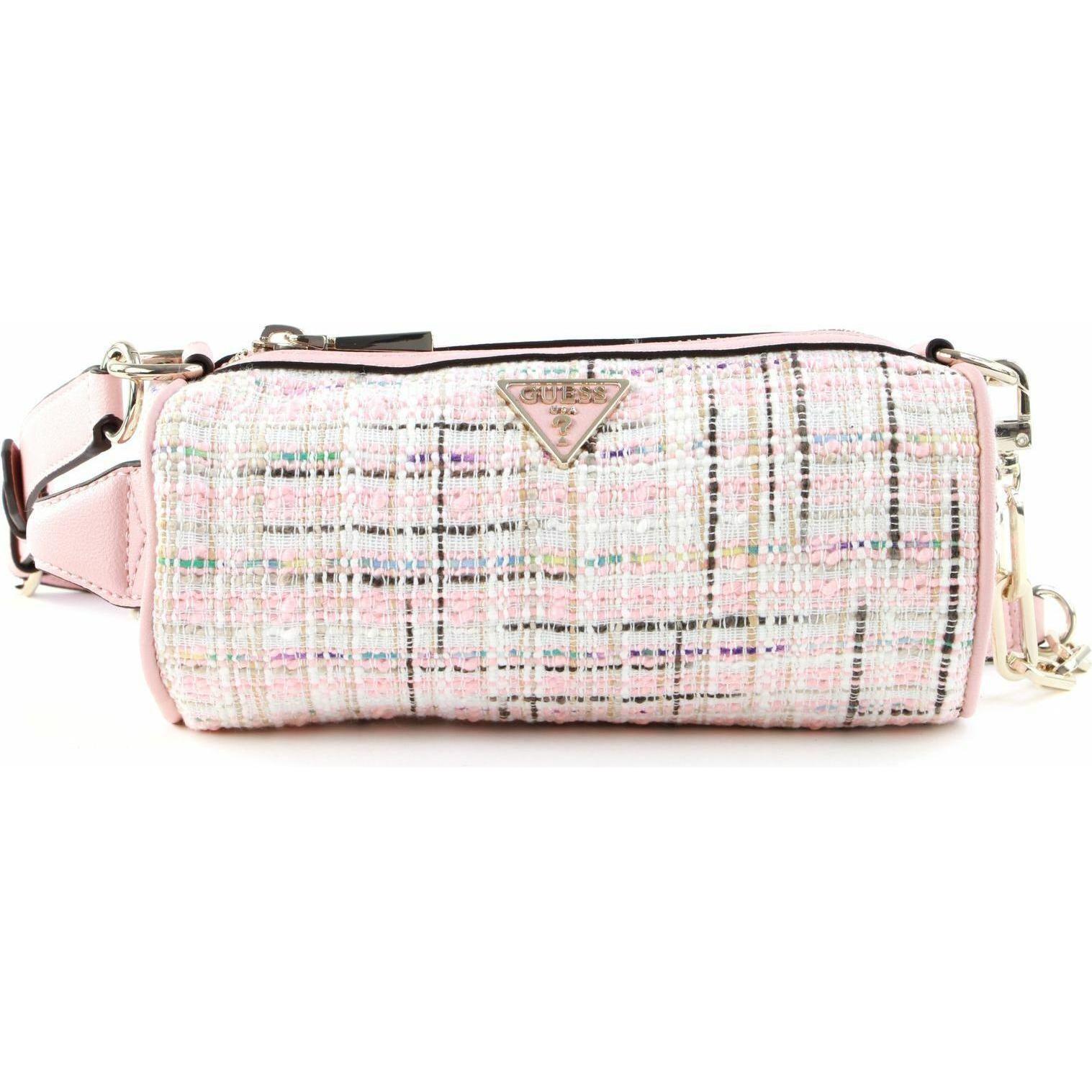 Guess Donna Multicolore/Rosa Donne, Borsetta, Manhattan, Polyester, Shoulder Bag, Textile Crossbody Bag, Pink Twee,
