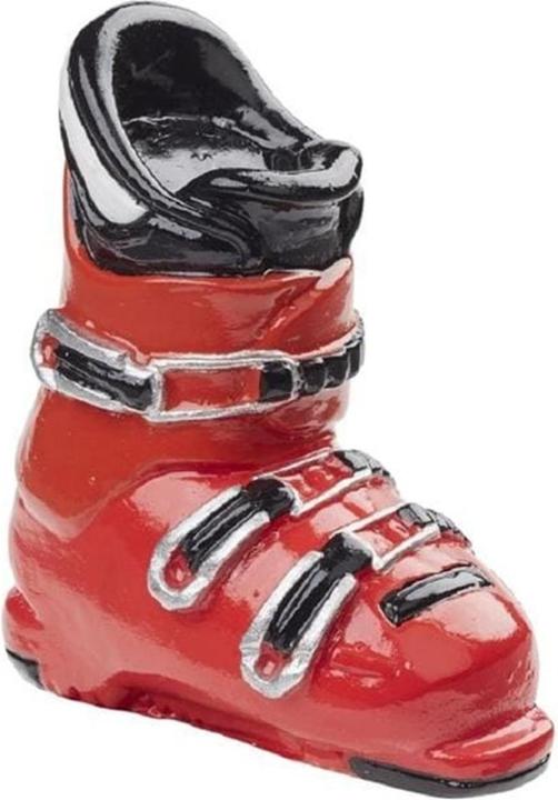 Hobby Fun Mini Utensils Ski Boot 4 cm, Red