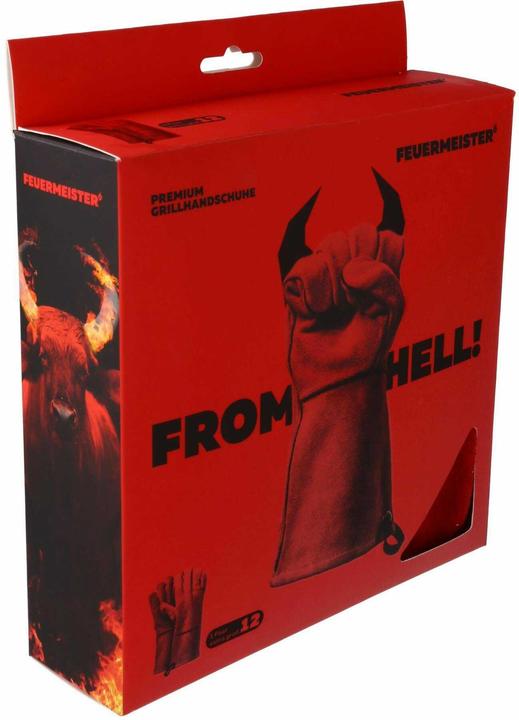 Actual product image Feuermeister Premium BBQ (Kevlar, Split leather)