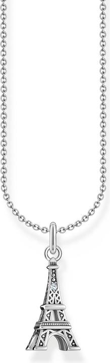 Immagine prodotto Thomas Sabo Collana con ciondolo Torre Eiffel - argento (Argento 925, Annerito, 38 - 45 cm)