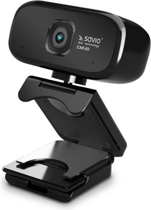 Actual product image Savio Elmak USB HD CAK-03 webcam with microphone, 1280x720 (2 Mpx)