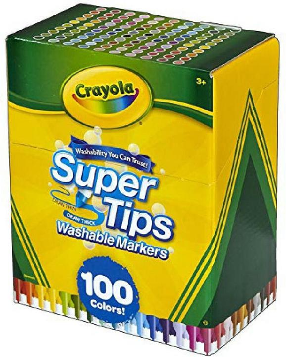 Image du produit Crayola 100 Feutres pointe supertips (100 x)