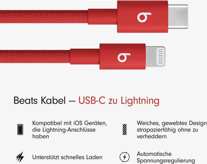 Produktbild Apple USB Typ C – Lightning (1.50 m, USB 2.0)