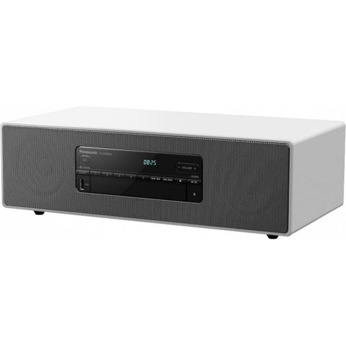 Panasonic SC-DM504EG-W (Bluetooth, CD Player, 2x 20 W), Stereoanlage, Weiss