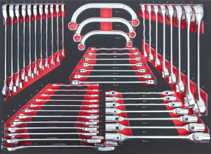 Productafbeelding KS Tools SCS-sleutelset, 48 delen, hele duwvlak invoegen