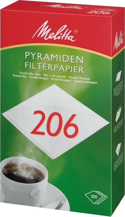 Produktbild Melitta Filtertüte Pyramide 206, 200 Stück