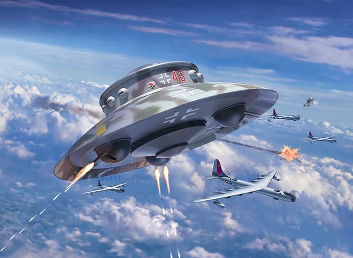 Actual product image Revell Flying Saucer Haunebu