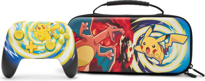 Actual product image PowerA Protection Case for Nintendo Switch or Switch Nintendo Lite - Pokémon: Charizard vs. Pikachu (Switch OLED, Switch Lite)