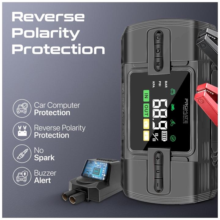 Immagine prodotto ProMate PatrolPack-3 Hochleistungs-Auto-Starter (1200 A, 12000 mAh)