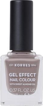 Produktbild Korres Nägel Gel Effect Nail Colour Nr. 95 Stone Grey / 11 ml (Stone grey, Gel-Effekt Nagellack)
