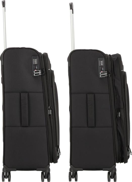 Immagine prodotto D&N Travel Line 9504 Carrello a 4 ruote M 67 cm con piega a espansione (67 l)