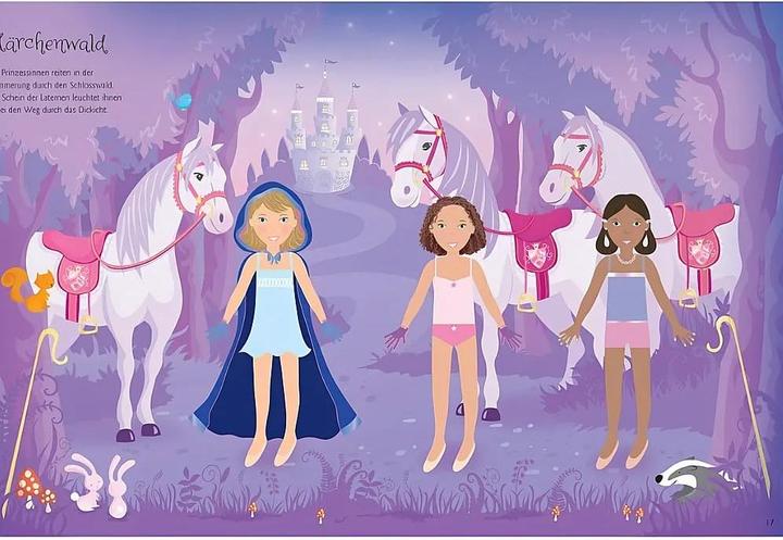 Produktbild Mein Anziehpuppen-Stickerbuch: Prinzessinnen