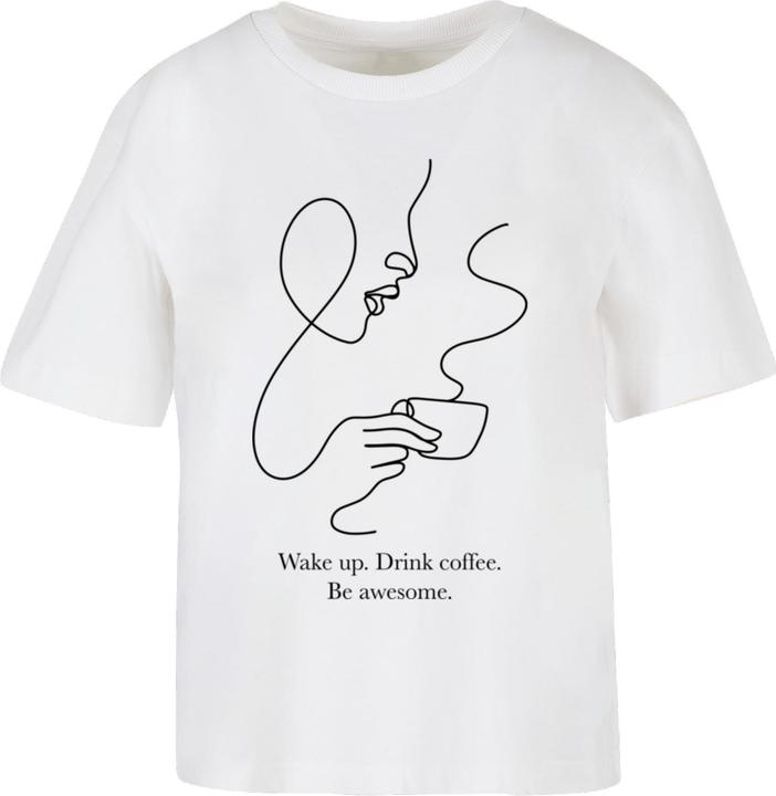 Produktbild Miss Tee Drink Coffee Be Awesome Tee - 195111 (M)