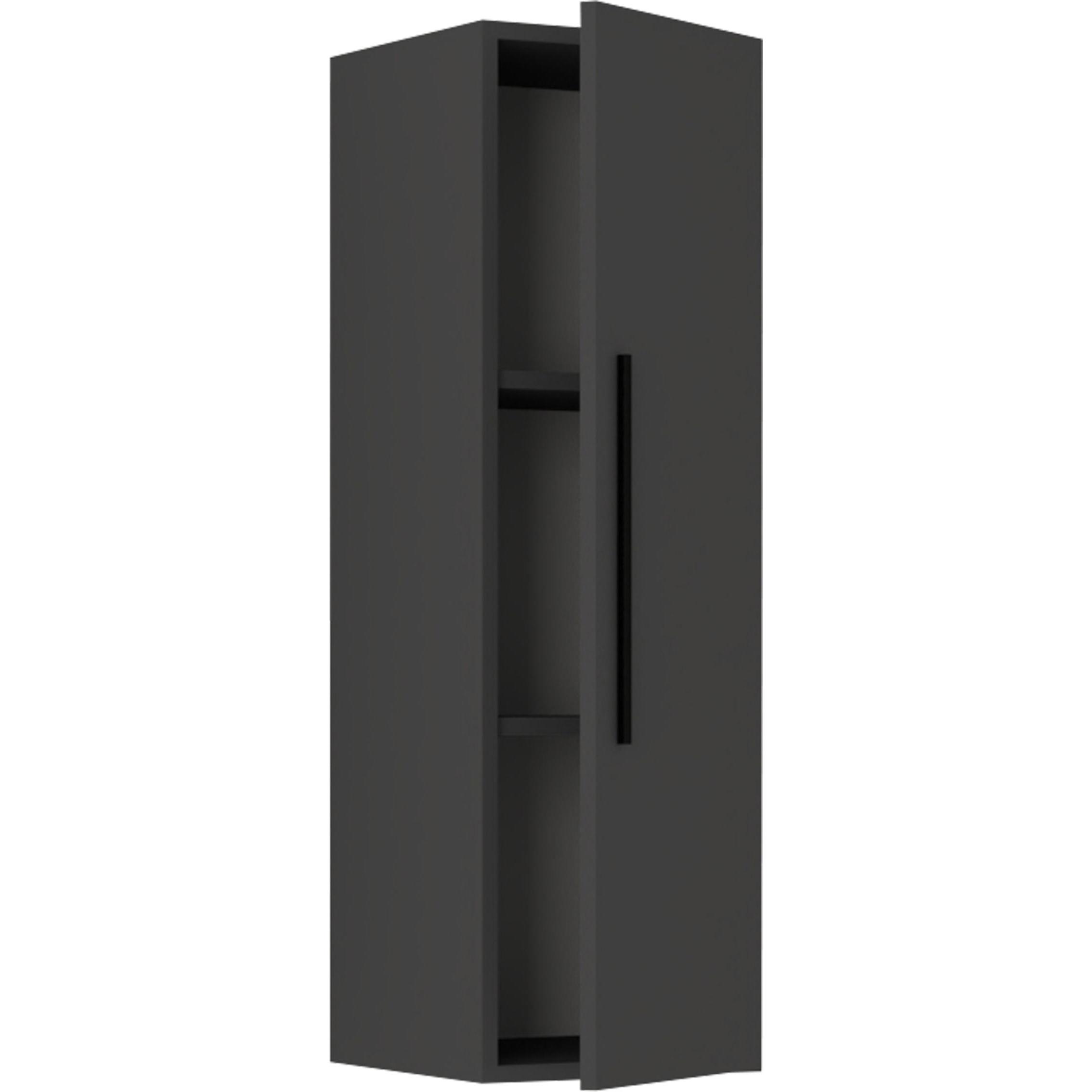 VCM, Regal, Holz Wandregal Hängeregal Wandschrank Klappschrank Arila L Senkrecht (30 x 30 x 95 cm)
