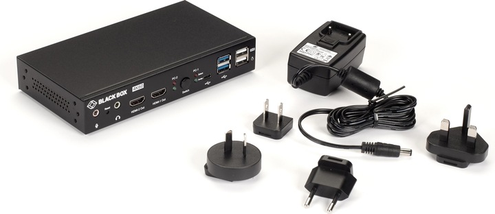 Produktbild Black Box KVM Switch, UHD 4K60, Dual