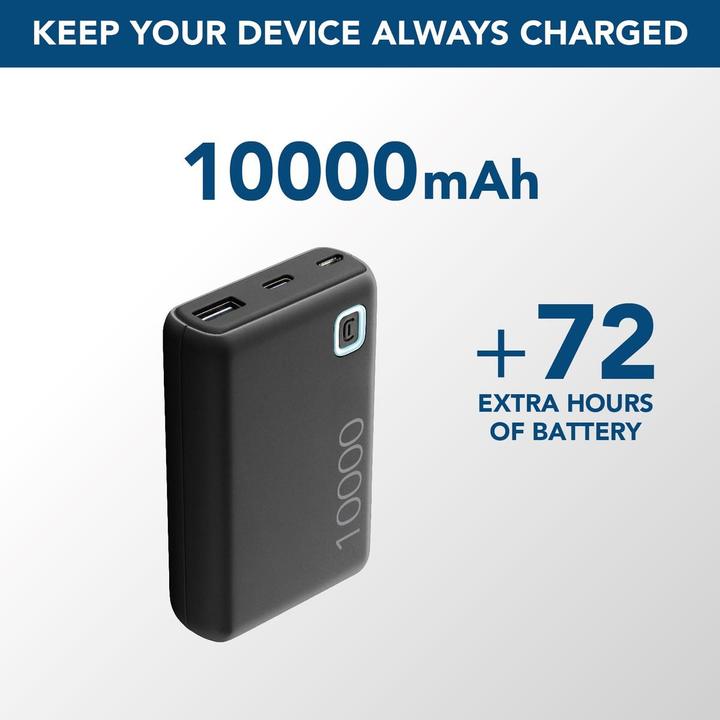 Actual product image Cellularline Essence (10000 mAh, 12 W, 37 Wh)