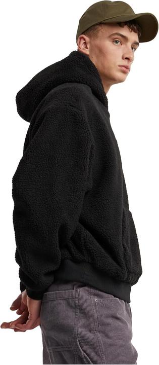 Produktbild Urban Classics - Oversized Teddy Hoodie/trui - XL - Zwart (XL)