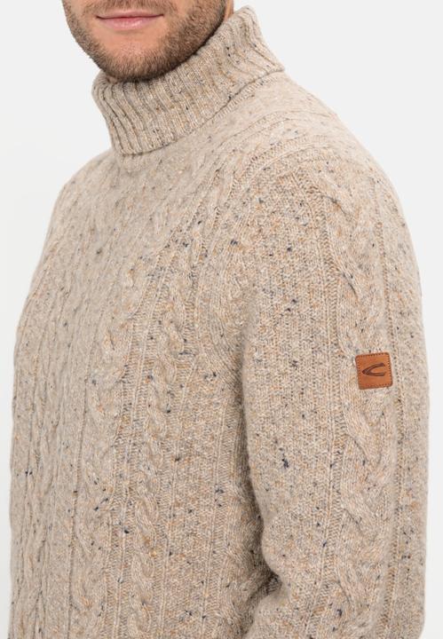 Produktbild Camel Active Rollkragenpullover aus nachhaltiger Merinowolle (M)