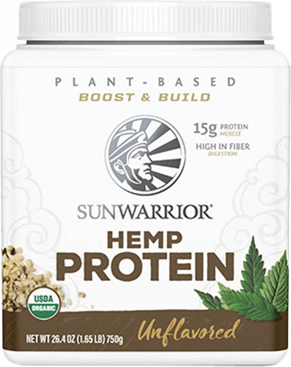 Actual product image Sunwarrior Organic Hemp Protein (Unflavoured, 1 pcs., 750 g)