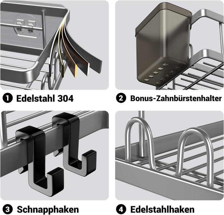 Produktbild Finibo 2-teiliges Duschablage-Set