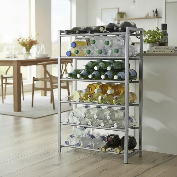 Actual product image HAKU Möbel Flaschenregal (31 x 54 x 90 cm, 54 bottles)