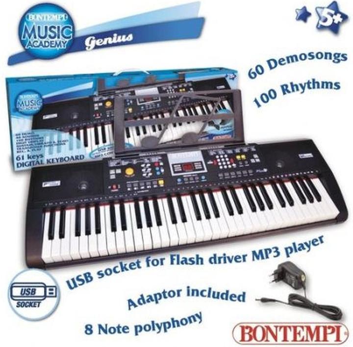 Image du produit Bontempi Clavier de luxe sur pied