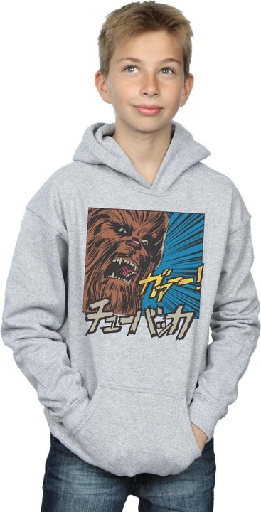 Immagine prodotto Star Wars Chewbacca Roar Pop Art Felpa con Cappuccio Ragazzi (140, 146)