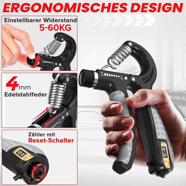 Actual product image Funflex Handtrainer Set für Finger- und Unterarmtraining (5-teilig)