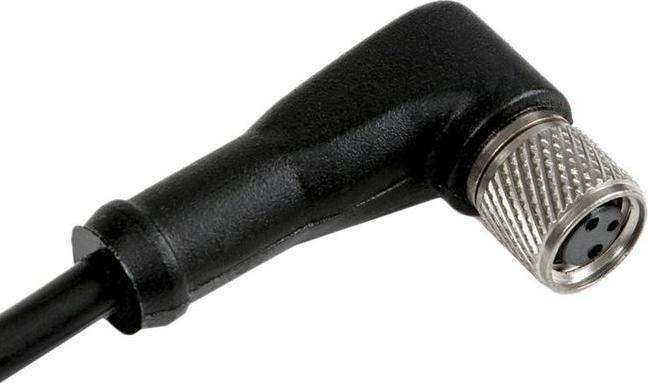 Produktbild RS PRO M8 Connector Female Angled,3W, 2m PCV