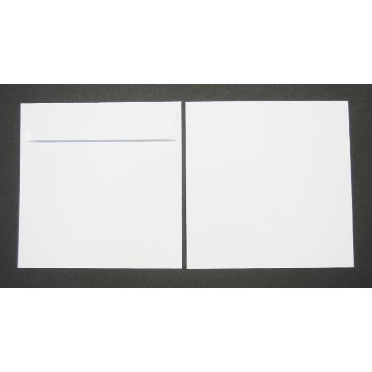 Thumbnail - Blanke, Briefumschlag, Briefumschläge 170x170mm 120g/qm haftklebend VE=100 Stück weiss (100 x)