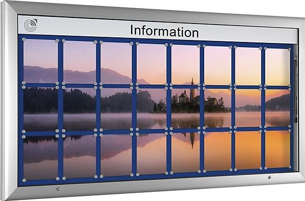 Image du produit Schaar-Design Vitrine d'affichage (Tableau noir, 200 x 102.50 cm)