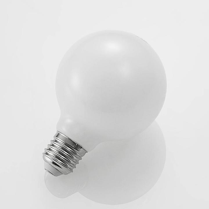 Actual product image Arcchio LED lamp E27 4W G80 2,700K dimmable, opal (E27, 470 lm, 1 x)