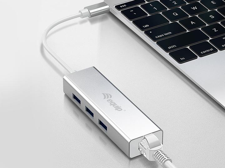 Actual product image equip Usb-Hub (USB-C, 4 ports)