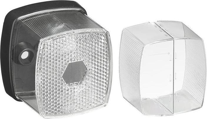 Produktbild ProPlus Positionsleuchte weiss 66x62mm mit Rückstrahler im Blister