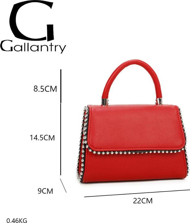 Image du produit Gallantry Sac à main Elegancy avec rivets (15 l)
