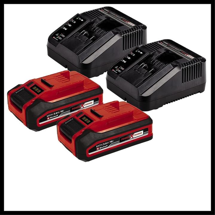 Actual product image Einhell GE-CM 36/37 Li + GE-CG 18/1 Li Power X-Change (Rechargeable battery operated)