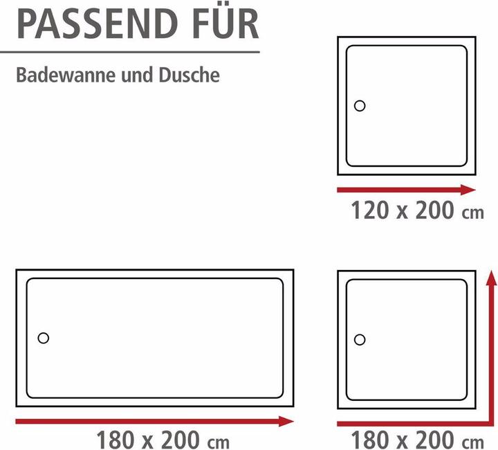 Actual product image Wenko Astera (180 x 200 cm)