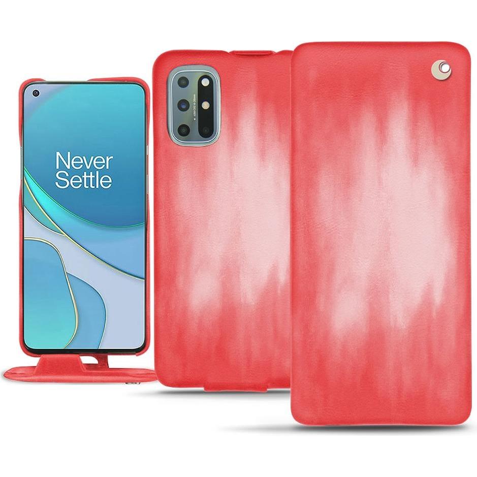 Thumbnail - Noreve Lederschutzhülle vertikal (OnePlus 8T), Smartphone Hülle, Rosa